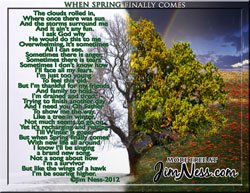 Spring Has Spring Finally JimNess.com Poetry 13